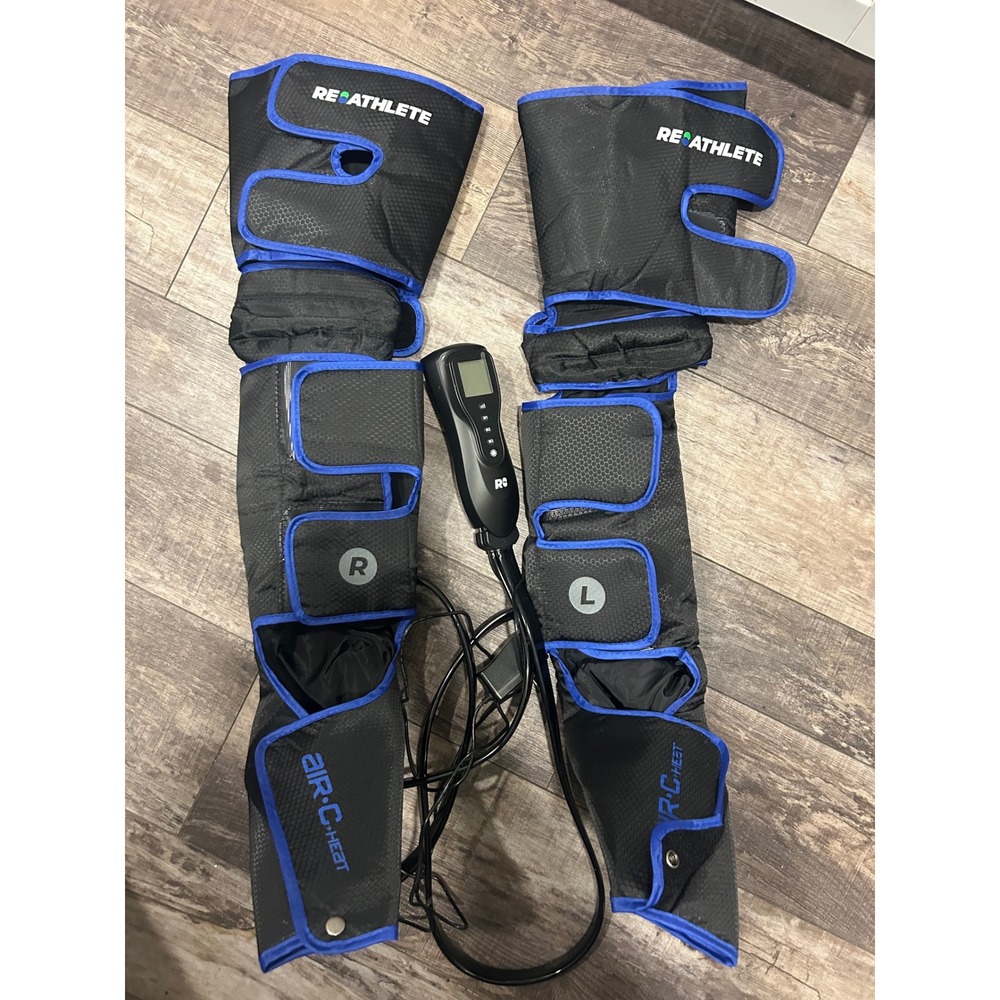 Reathlete Air-C+Heat Full Leg Compression Massager with Heat and Carrying Bag